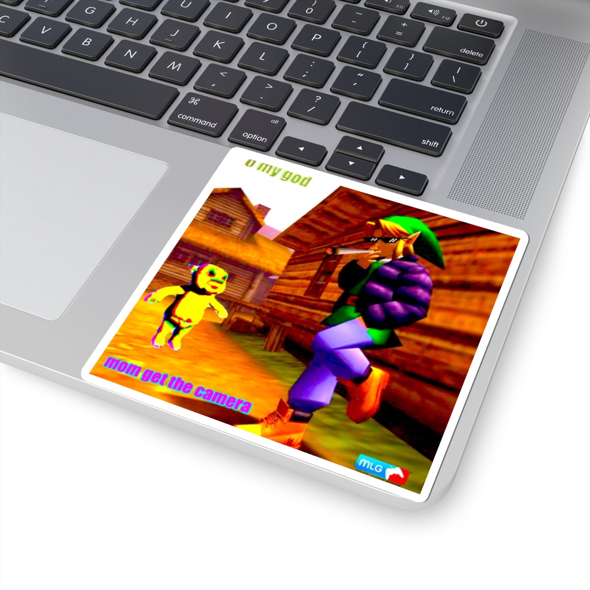 MLG "Mom Get The Camera" Link Kiss-Cut Stickers