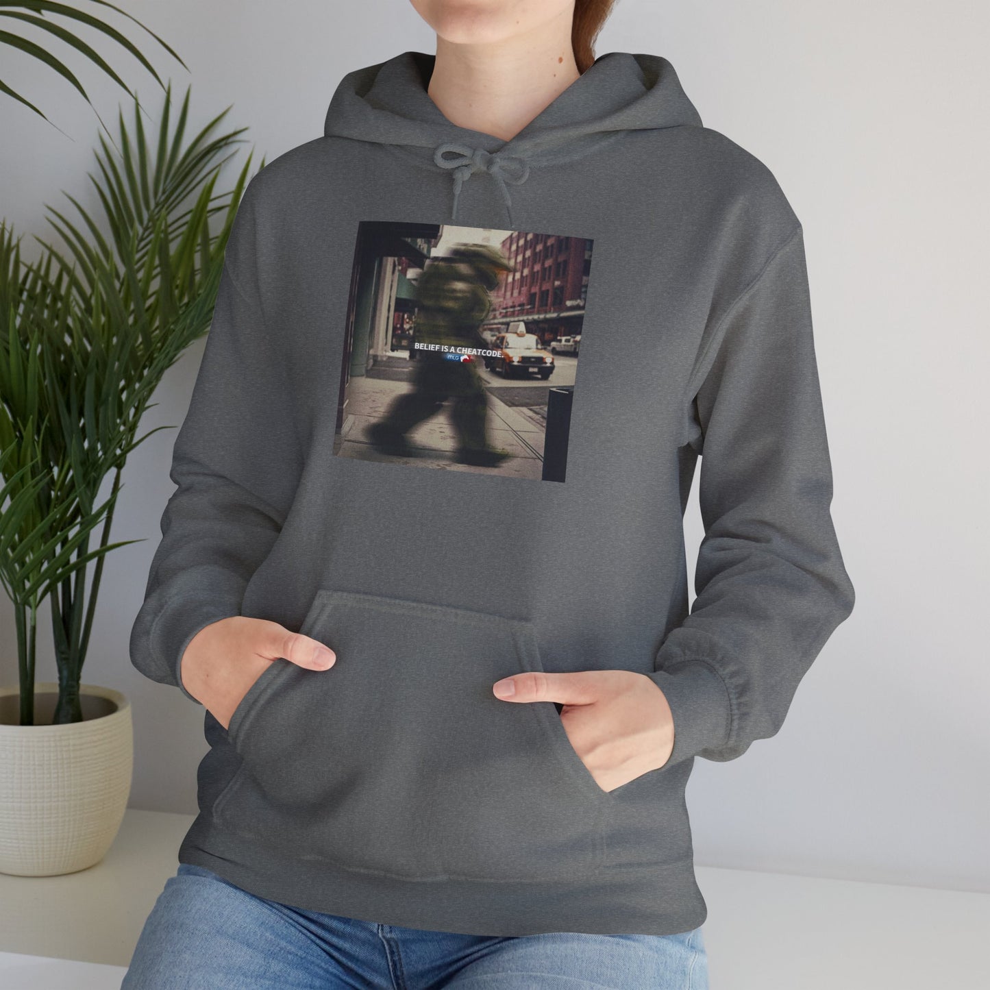 Master Chief "Belief is a Cheatcode" MLG Hoodie