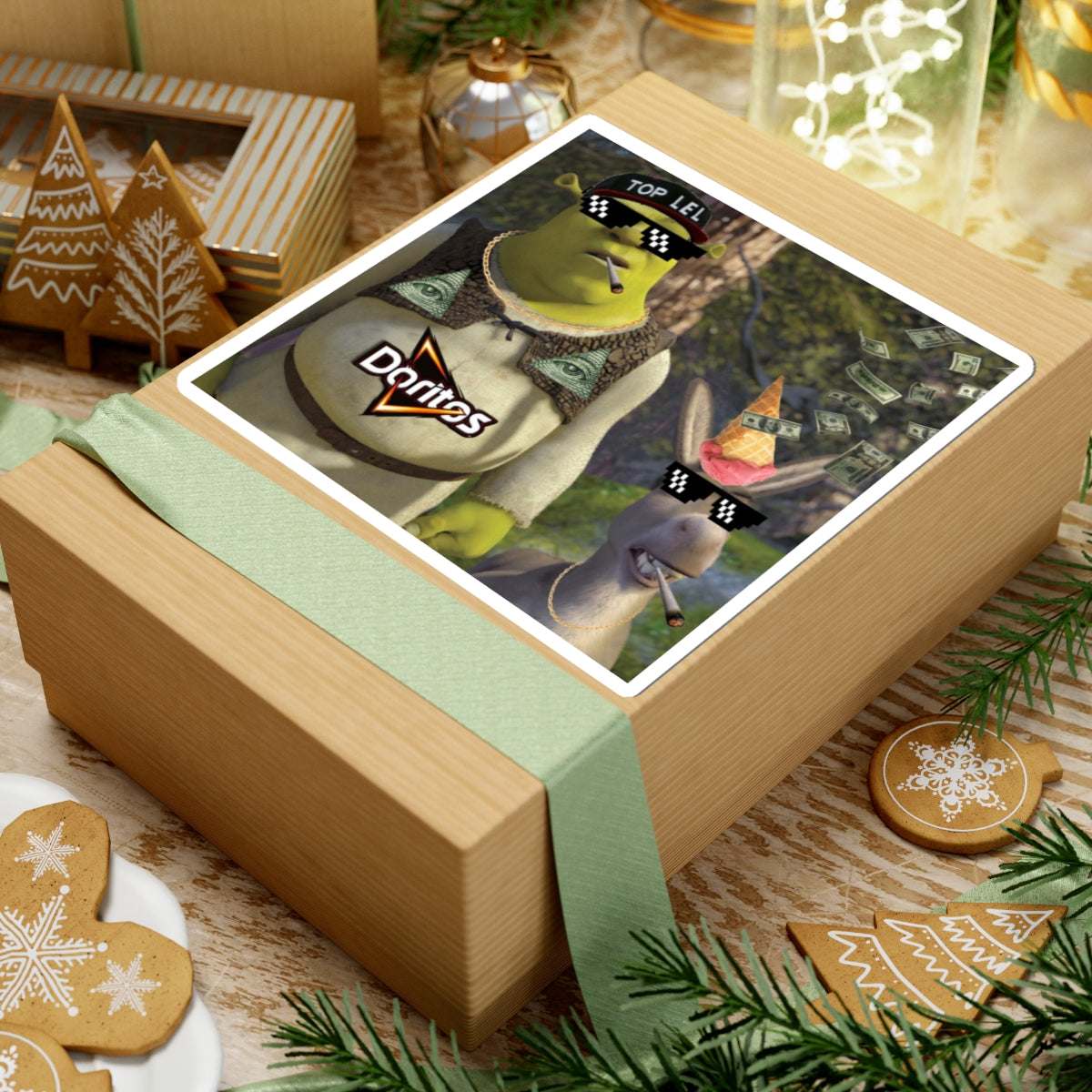 Shrek & Donkey MLG Swag Stickers