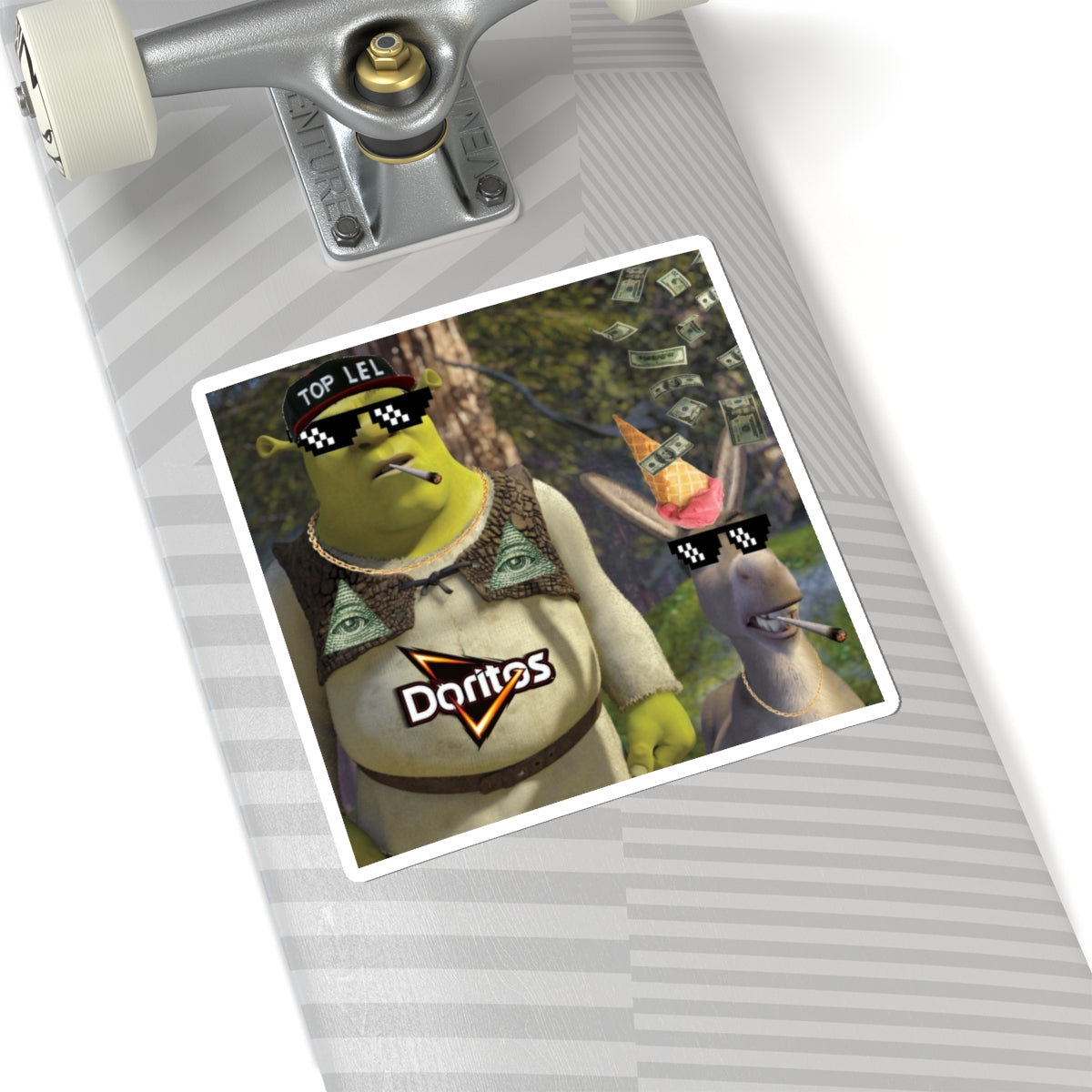 Shrek & Donkey MLG Swag Stickers