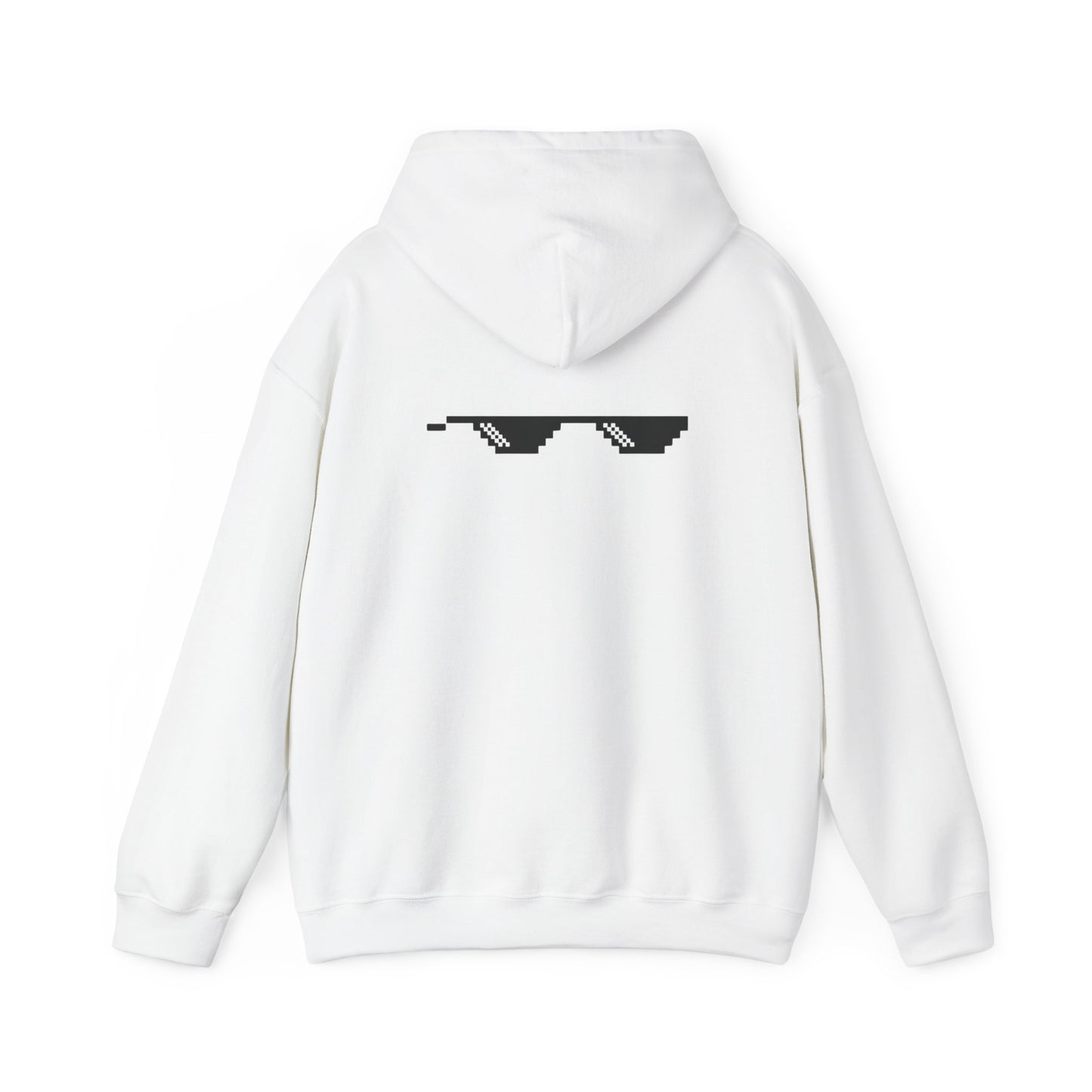 "Iced Out Nyan Cat" Front & "Thug Life" MLG Pixel Shades Back Unisex Hoodie