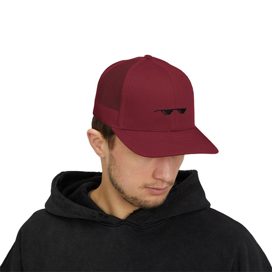 "Deal With It" Pixel Shades Trucker Cap