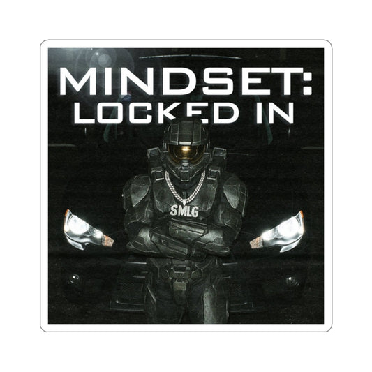 "Mindset: Locked In" Master Chief $MLG Stickers