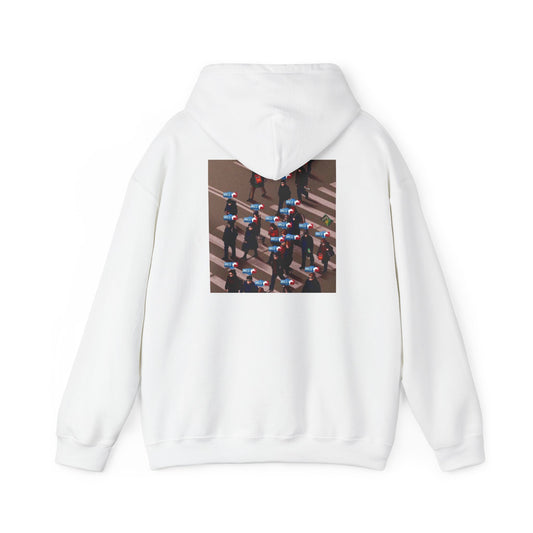 MLG Unisex Hoodie with "Thug Life" Pixel Shades Front and MLG Army Crosswalk Graphic Back