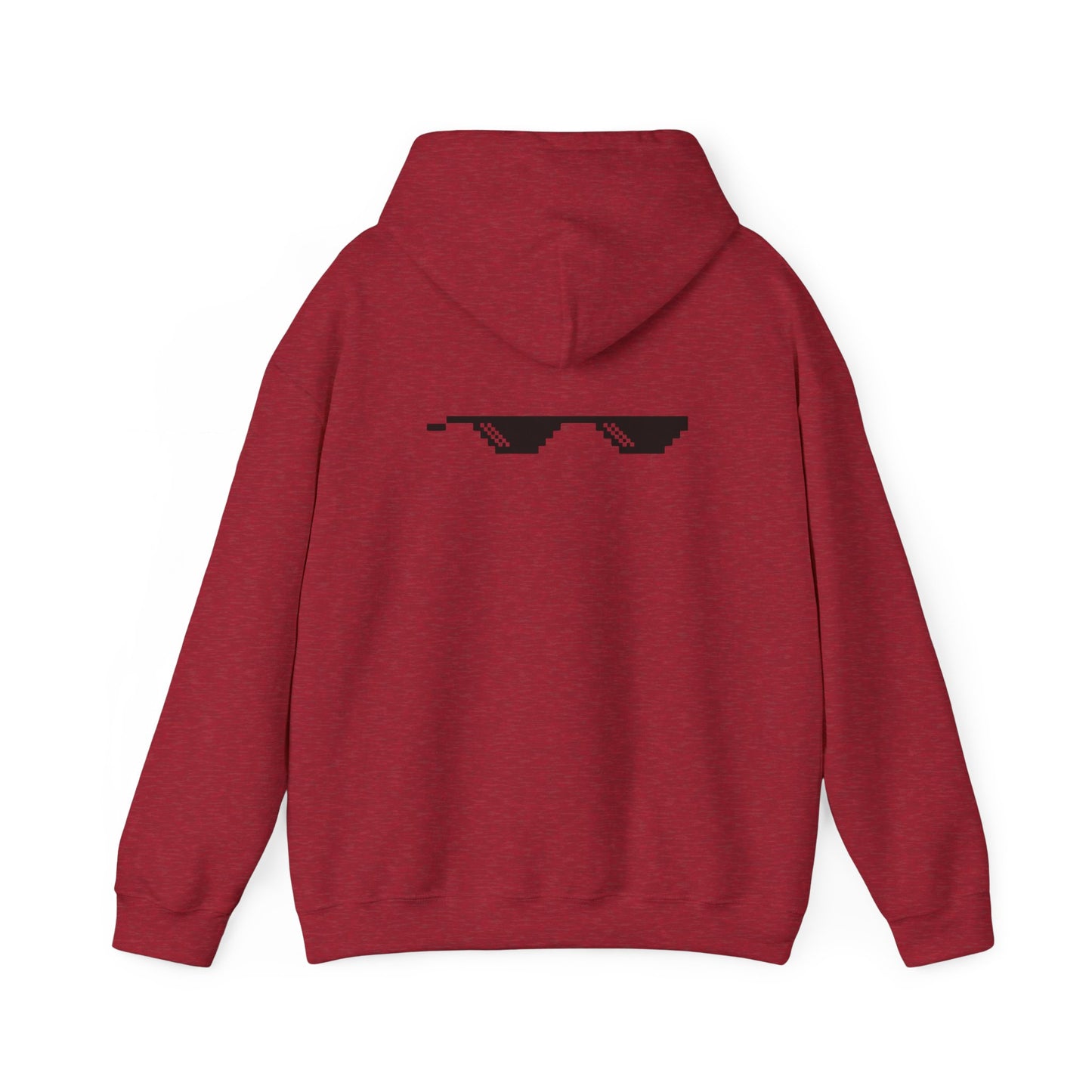 "Iced Out Nyan Cat" Front & "Thug Life" MLG Pixel Shades Back Unisex Hoodie